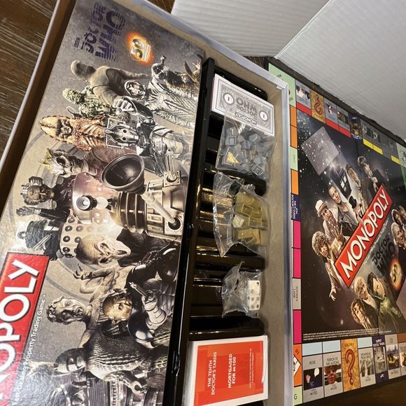 Monopoly Doctor Who 50th Anniversary Collector’s Edition Open Box Original Pac.. - Picture 15 of 16